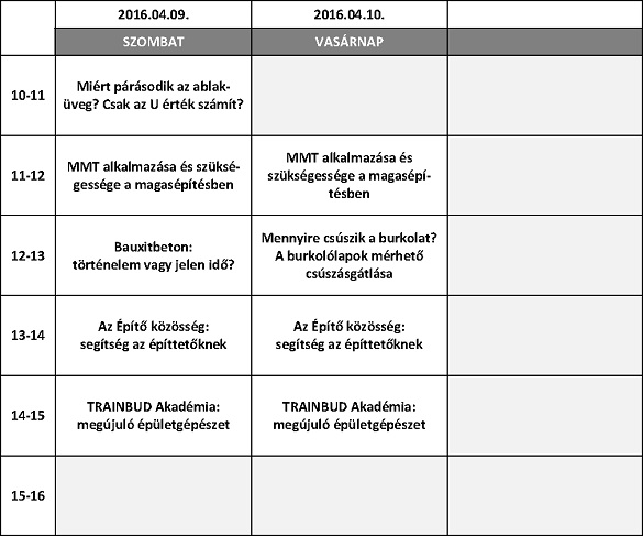 ÉMI Construma 2016 program